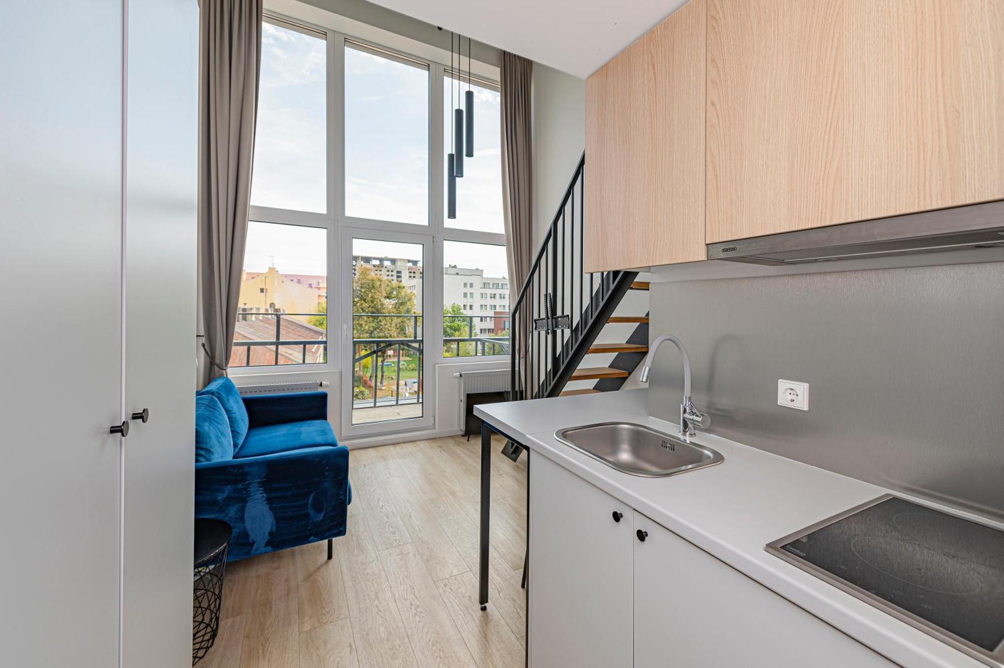 Mini Loft 1 Bd Apt By Hostlovers 考纳斯 外观 照片